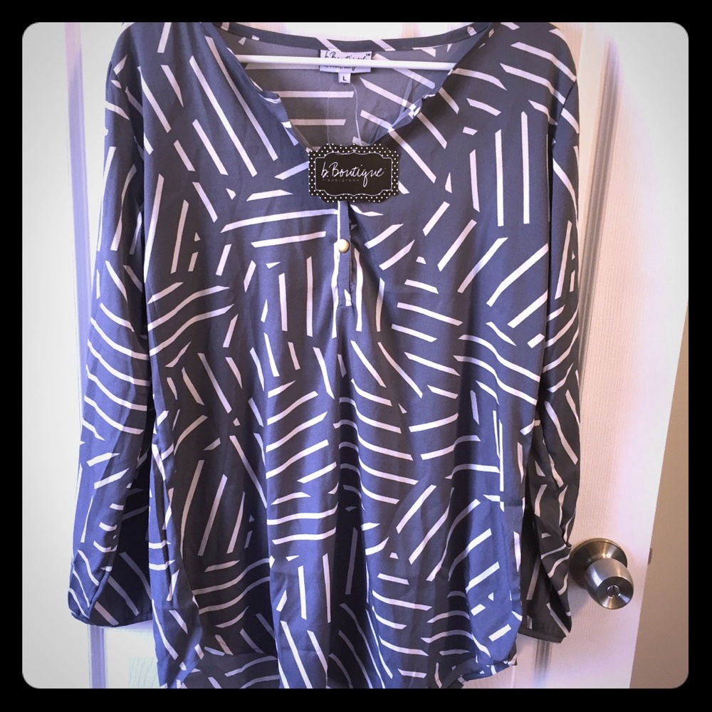 b Boutique 3/4 sleeve top!